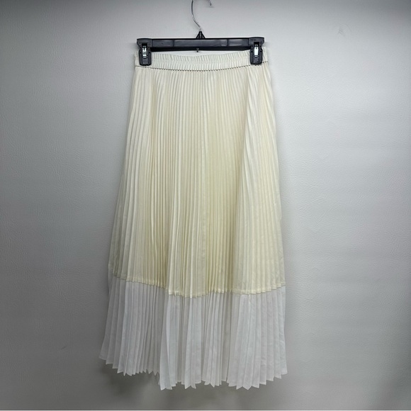 Club Monaco Cream Midi Skirt size XS - Picture 4 of 11